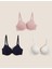 3'lü Pamuklu Push Up T-Shirt Sütyeni 5