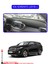 Kia Sorento 2018+ Torpido Koruma Halısı - Mavi Kenar 1