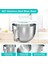 Kitchenaid Stand Mikseri Için 6qt Paslanmaz Çelik Mikser Kabı, Kase Kapağı Kapakları ve Çırpıcı Kürek Aparatı Yedek Parçası (Yurt Dışından) 3