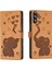 Galaxy A16 Üç Kart Yuvası Premium Deri Için Flip Case (Yurt Dışından) 1