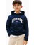 Erkek Çocuk Th Varsity Logo Hoody Sweatshirt - Lacivert 1