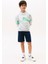 Erkek Çocuk All Over Baskılı Sweatshirt - Gri 2