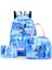 3pcs Lilo Dikiş Renkli Sırt Çantası ile Öğle Yemeği Çantası Sırt Çantası Sırt Çantası Erkekler Için Gündelik Okul Çantaları Kadın Kadın Öğrenci Gençler Renkler Ayarlar: 003 (Yurt Dışından) 1