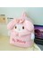 Kawaii Sanrio Kuromi Hello Kitty Cinnamoroll Yumuşak Peluş Sırt Çantası Sevimli Benim Melodi Pompom Purin Büyük Kapasite Okul Çantaları Kızlar: Kuromi/boyut: 38X36CM (Yurt Dışından) 1