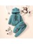Bahar Sonbahar Çocuklar Pamuk Giyim Takım Elbise Bebek Kız Kızlar Kıyler Çocuklar Spor Hoodies Pantolon 2pcs/setler Fahion Yürümeye Başlayan Arkadaşlar: Mavi/çocuk Boyutu: 100 (Yurt Dışından) 1