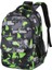 Çocuk Ilköğretim Okul Çantası Öğrencileri Sırt Çantası Büyük Kapasite Çocuk Omuz Çantası Kamuflaj Baskılı Çocuk Su Geçirmez Çok Yönlü Sırt Çantaları Renk: Yeşil (Yurt Dışından) 1