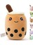Bir Boba Peluş 9.8 Inç Kawaii Peluşlar Kabarcık Çay Sevimli Yastık Yumuşak Kahverengi Süt Çay Doldurulmuş Hayvan Çocuklar Için/kızlar/erkekler (Yurt Dışından) 3