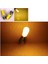 ( 2 x Adet ) 1 Takım Professıonal T10 LED Amber T10 LED Dipsiz Ampul 12 Smd Chıp Seri Amber 1