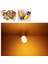 ( 2 x Adet ) 1 Takım Professıonal T10 LED Amber T10 LED Dipsiz Ampul 12 Smd Chıp Seri Amber 2