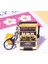 Taşınabilir Mini Meyve Yuvası Anahtarlıklar Kolyesi Şanslı Jackpot Retro Oyuncak Para Işletimli Oyunlar R Makinesi Hediyesi Çocuklar ve Yetişkinler Için Renk: YJ89908 (Yurt Dışından) 1