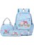 3pcs/set My Melody Boys Kızlar Genç Genç Kızlar Için Okul Sırt Çantası Kawaii Öğrenci Çocukları Sırt Çantası Dizüstü Bilgisayar Kitapları Çanta Mochilacolor: Mavi (Yurt Dışından) 1