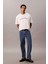Erkek Ss Center Chain Stitch 116 T-Shirt - Beyaz 2