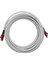 Utp Cat6 Patch Cord Gray Red Boot 3m Kablo 1