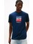Erkek Signature Logo T-Shirt - Lacivert 1