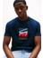 Erkek Signature Logo T-Shirt - Lacivert 4