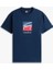 Erkek Signature Logo T-Shirt - Lacivert 5
