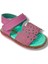 1673-20 Anatomik Çiçek Desenli Kız Çocuk Sandalet Pembe 18-20 1