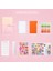 A6 YMX-012 Pu Deri Bütçeli Bağlayıcı Defter Macaron Rengi (Haki+Pembe) (Yurt Dışından) 4