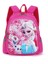Anaokulu Okul Çantası Karikatür Elsa Omuz Bag Kız Erkek Çanta Bebek Çocuklar Sırt Çantası Çocuk Dondurulmuş Okul Çantası Sırt Çantası Renk: Kırmızı (Yurt Dışından) 1