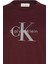 Erkek Pamuklu Regular Fit Logo Baskılı T-Shirt - Bordo 3