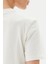 Kadın Ck Hero Classic Mono T-Shirt - Ekru 5