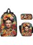 3pcs Fridas Kahlos Okul Çantaları Erkek Kız Kalem Çantaları Için Set Sırt Çantası Setleri Okul Öğrencileri Için Öğle Yemeği Kutusu Knapsackcolor: Gösterildiği Gibi (Yurt Dışından) 1