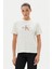 Kadın Ck Hero Classic Mono T-Shirt - Ekru 1