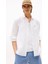 Erkek Th Piece Dye Linen Regular Fit Gömlek - Beyaz 1