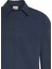 Erkek Uzun Kollu Slim Fit Gömlek - Lacivert 3