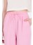 Pembe %100 Pamuk Müslin Palazzo/bol Paça Pantolon 8056A 4