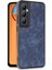 Realme C65 Kılıf Aras Deri Kapak - Lacivert Svlrs 2