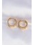 316L Çelik Gold Renk Model Halka Küpe 2