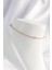 316L Çelik Gold Renk Minimal Topçuk Model Halhal 1