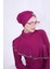 Kadın Allerli Tasarım Tesettür Mayo Takım - Vişne 3
