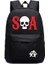 Anarşi Okul Çantası Oğulları Erkekler Baskı Kaliforniya Back Pack Anime Moda Sırt Çantası Öğrencileri Kızlar Için Çanta Kızlar: Siyah 05 (Yurt Dışından) 1