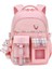 Büyük Kapasiteli Omurga Koruma Sırt Çantası Çoklu Cepli ve Asılı Aksesuarlarla Çocuk Sırt Çantası Açık Boş Zamanlı Bagcolor: Pembe/boyut: 41X29CM (Yurt Dışından) 1