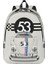 Herbie Numarası 53 Pocket Öğrencisi Iş Yarış Arabası Meraklıları ile Moda Sırt Çantası Stripe Daypack Erkekler Kadın Dizüstü Bilgisayar Omuz Çantası Renk: 6/boyut: Çocuklar Için (Yurt Dışından) 1