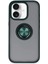 Iphone 16 Kılıf Montreal Yüzüklü Silikon Kapak - Yeşil Svlrs 1