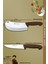 Sürmene Silver Serisi Kahve Sap Mutfak Bıçak Bıçağı Pizza Salata Börek Bıçağı 2 Li Set (SRM-024) 2