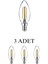 Horoz 001-013-0004 Filament LED Ampul 4W E14 Duy Beyaz Işık - 3’lü Paket 1