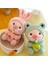25CM Kabarcık Domuz Peluş Oyuncak Doldurulmuş Hayvan Tavşan Kurbağa Tek Boynuzlu At Kaplan Yastık Bardak Süt Çay Boba Peluş Oyuncak Bebek (Yurt Dışından) 3