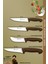 Sürmene Silver Serisi Kahve Sap Mutfak Bıçak Seti Et Ekmek Sebze Dilimleme Bıçağı 4 Lü Set (SRM-027) 2