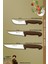 Sürmene Silver Serisi Kahve Sap Mutfak Bıçak Kurban Seti Et Ekmek Sebze Bıçağı 3 Lü Set (SRM-025) 2