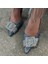 Toka Detaylı Jean Görünümlü Stiletto 2