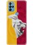 General Mobile Gm 21 Pro Kılıf Pure Modern Desenli Silikon Kapak Sarı Kırmızı Şampiyon 1