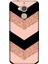General Mobile Gm 8 Pure Modern Desenli Silikon Kılıf Simli Pullu Mermer 1
