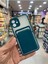 Apple iPhone 12 Kılıf Kredi Kartlıklı Silinebilir Arkası Mat Silikon Kenar Renkli 3