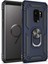 Samsung Galaxy S9 Kılıf Çift Katmanlı Polikarbon Koruma ve Manyetik Tutucu Stand Yüzük (Uyumlu) 1