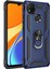 Xiaomi Redmi 9c Kılıf Çift Katmanlı Polikarbon Koruma ve Manyetik Tutucu Stand Yüzük 1