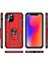 Apple iPhone 11 Pro Kılıf Çift Katmanlı Polikarbon Koruma ve Manyetik Tutucu Stand Yüzük 2